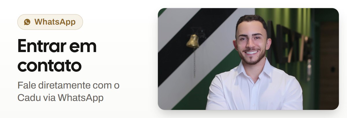 Entrar em contato • Fale diretamente com o Cadu via WhatsApp